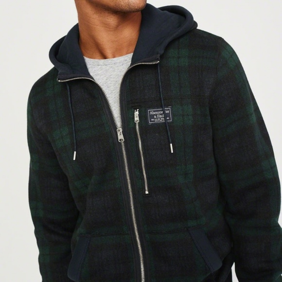 Mens fleece sweater zip-up hoodie BNWT - Picture 3 of 5